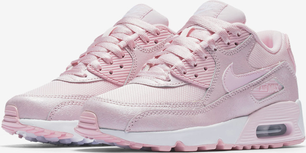 Shoes NIKE - Air Max 90 Se Mesh (Gs) 880305 600 Prism Pink/Prism Pink/White - Unisex | efootwear.eu