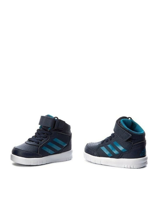 Altasport Mid EL Παιδικά Sneakers High με Σκρατς Μπλε