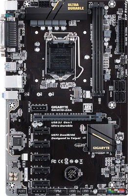Gigabyte H110-D3A (rev. 1.0) ATX Дънна платка с Intel 1151 Гнездо
