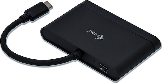 i-tec Μετατροπέας USB-C male σε HDMI / USB-A female 1τμχ C31DTPDHDMI