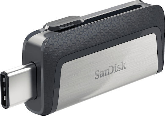 Sandisk Ultra Dual Drive 256GB USB 3.1 Stick with connection USB-A & USB-C Black