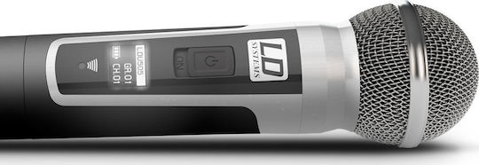 LD Systems U505 HHD (584 - 608MHz) Σετ Ασύρματο Δυναμικό Μικρόφωνο Χειρός για Φωνητικά