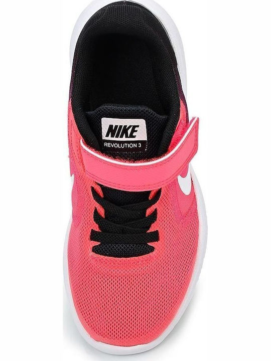 Revolution Revolution 3 PSV Kids Sports Shoes Running with Hoop & Loop Closure Pink