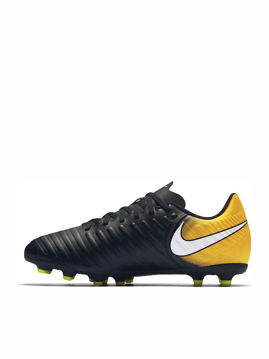 Nike Tiempo Rio Kids Molded Soccer Shoes Black