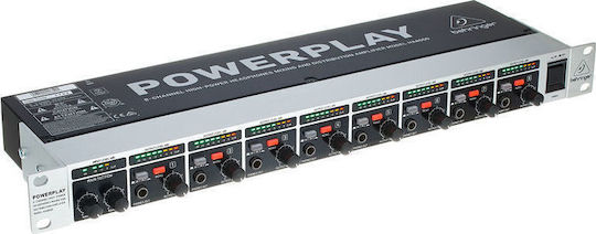 Behringer HA8000 V2 Αναλογικός Ενισχυτής Ακουστικών Rack 8 Καναλιών με Jack 6.3mm