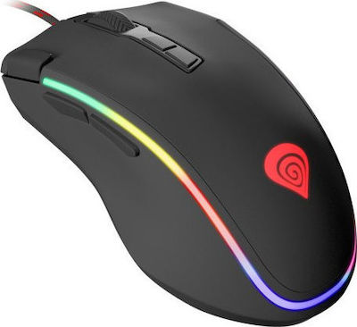 Genesis Krypton 700 RGB Gaming Gaming Maus 7200 DPI Schwarz