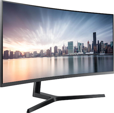 Samsung C34H890 Ultrawide VA Curbat Monitor 34" QHD 3440x1440 cu Timp de Răspuns 4ms GTG