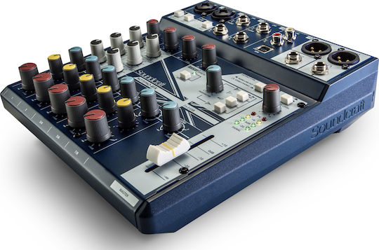 Soundcraft Notepad-8FX Analoge Konsole 8 Kanäle mit Phantom Power & 2 XLR-Eingänge