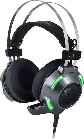 Spirit of Gamer Elite H30 Over Ear Gaming Headset με σύνδεση 3.5mm / USB Πράσινο