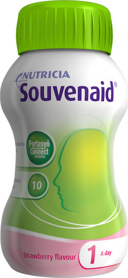 Nutricia Souvenaid Supplement for Memory 4 x 125ml Strawberry