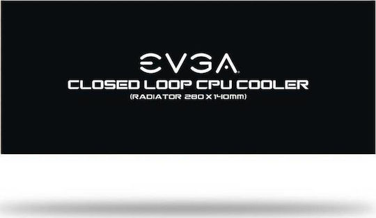 EVGA CLC 280 Υδρόψυξη Επεξεργαστή Διπλού Ανεμιστήρα 140mm για Socket 1200/115x με RGB Φωτισμό