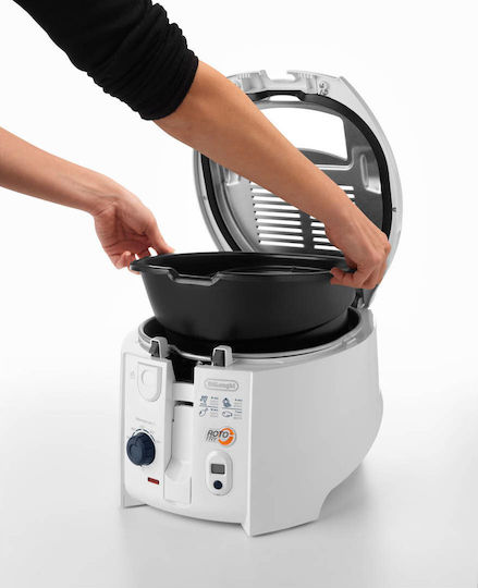 De'Longhi RotoFry Deep Fryer 1.3lt White
