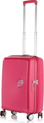 American Tourister Soundbox Spinner Βαλίτσα Καμπίνας με ύψος 55cm σε Ροζ χρώμα