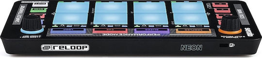 Reloop Midi-Controller Neon Serato Schwarz