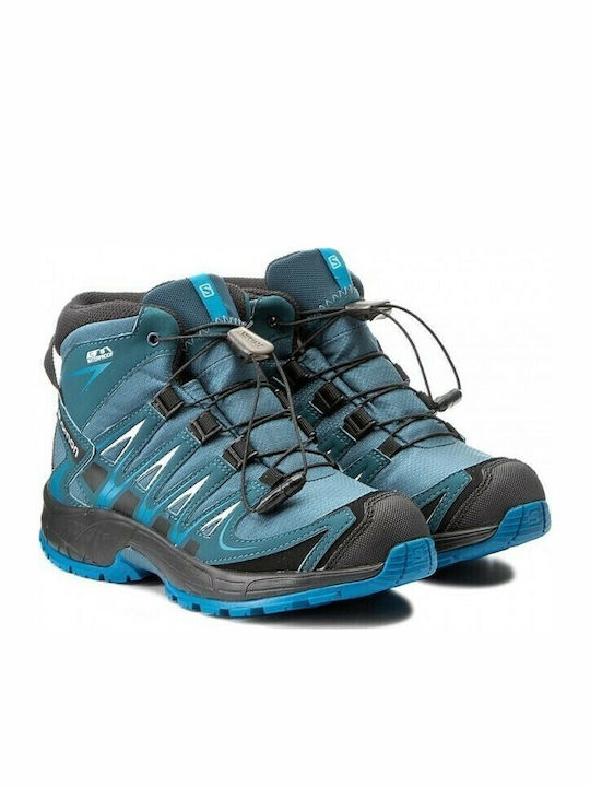 Kinder Wanderschuhe Xa Pro 3D Wasserdicht Blau ->