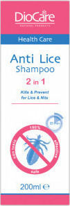 DioCare Anti Lice 2in1 Lice Treatment Shampoo 200ml