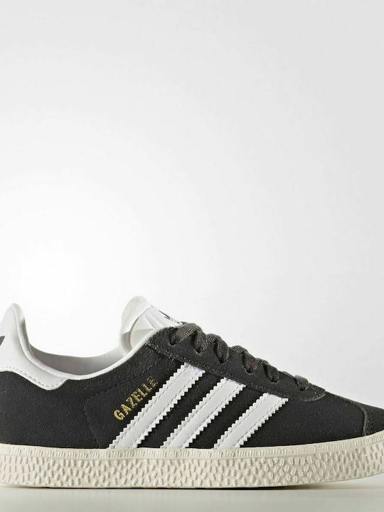 Adidas Παιδικά Sneakers Gazelle C Dark Grey Heather / Footwear White / Gold Metallic