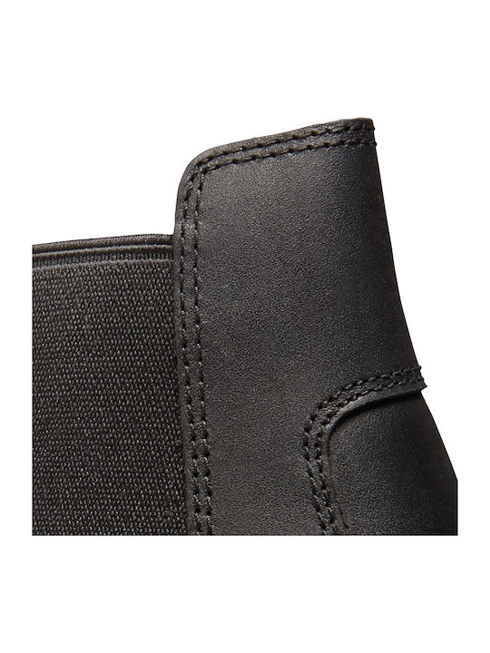 Earthkeepers Stormbuck Leather Black Chelsea Boots