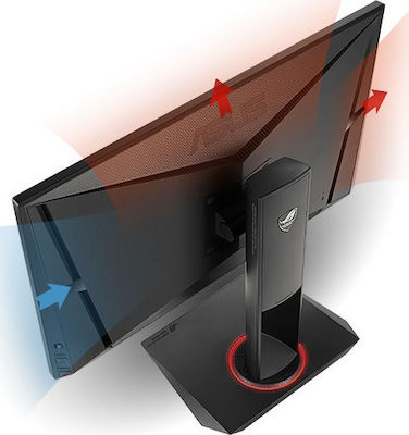 Asus Rog Swift PG278QR TN Monitor de jocuri 27" QHD 2560x1440 165Hz cu Timp de Răspuns 1ms GTG