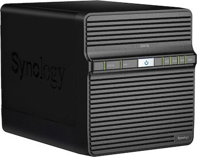 Synology DiskStation DS418j NAS Turm mit 4 Steckplätzen für HDD/SSD