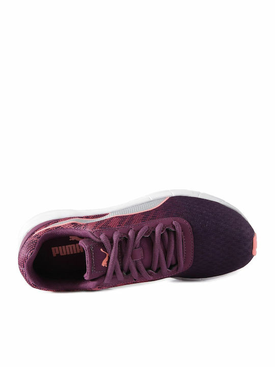 Puma Kids Sports Shoes Running Comet JR Burgundy