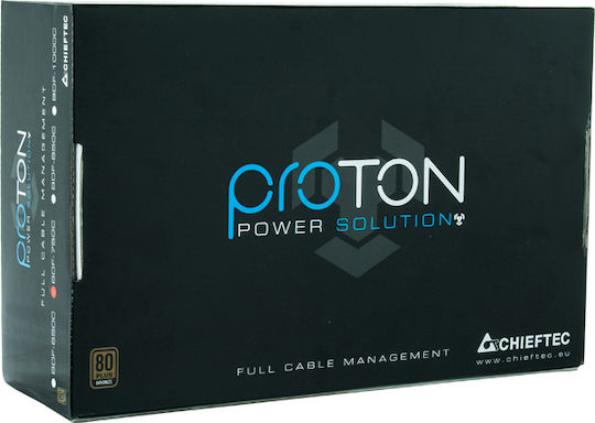 Chieftec Proton 650W Черен Компютърно захранване Пълен модул 80 Plus Bronze
