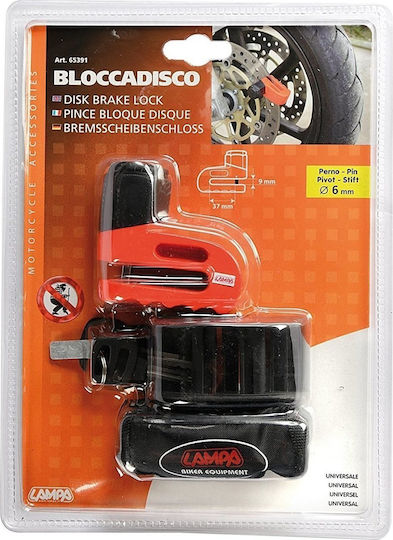 Lampa Gator 6 Motorcycle Disc Brake Lock with 6mm Pin