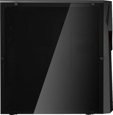 Aerocool Cyberx Advance Gaming Midi-Turm Computergehäuse Schwarz