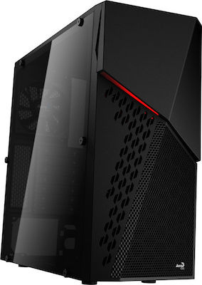 Aerocool Cyberx Advance Gaming Midi-Turm Computergehäuse Schwarz
