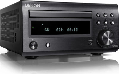 Denon Ηχοσύστημα 2.0 D-M41 60W με CD / Digital Media Player και Bluetooth Μαύρο