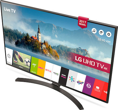 LG Smart Τηλεόραση 49" 4K UHD LED 49UJ635V HDR (2017)
