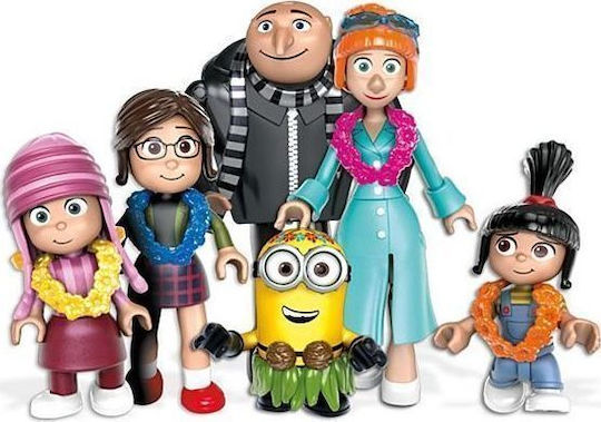 Mattel Building Blocks Mega Construx Despicable Me Family Luau Party For 5+ Years 123 Pieces