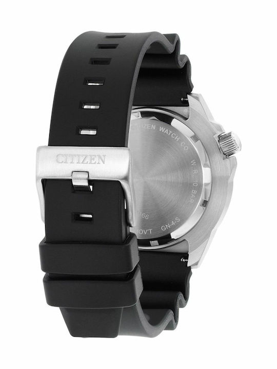 Citizen Promaster Marine Herrenuhr 46mm Automatisch mit Schwarz Kautschukarmband