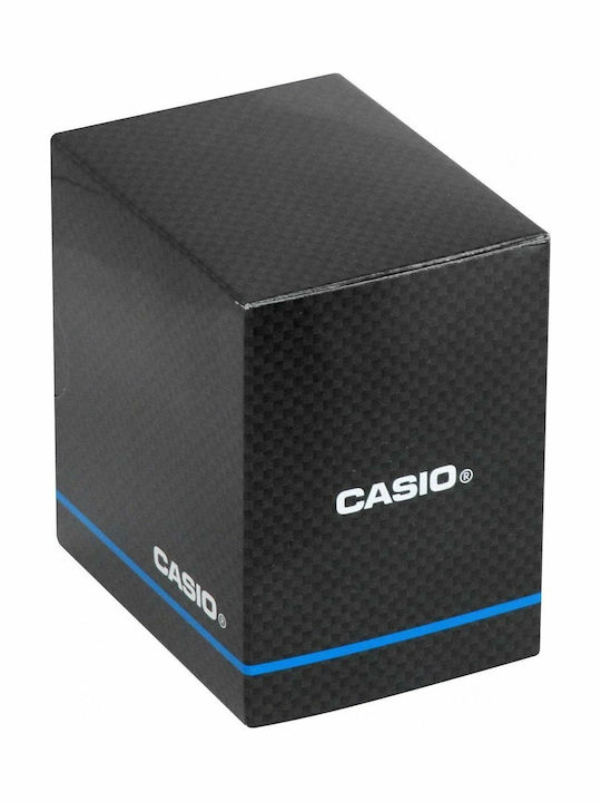 Casio Digital Men's Watch 35mm Battery with Black Rubber Strap