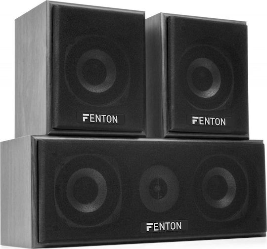 Fenton Heimkino-Lautsprecherset 5 System 100.330 335W Schwarz