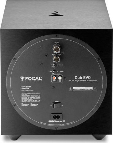 Focal Cub Evo FOACSCCUBE0B020 Active Subwoofer with Speaker 8.3" 200W Black
