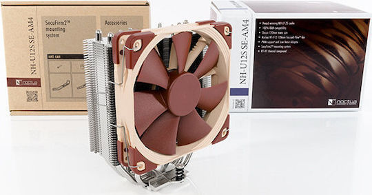 Noctua NH-U12S SE-AM4 Ψύκτρα Επεξεργαστή για Socket AM4/AM5 Καφέ