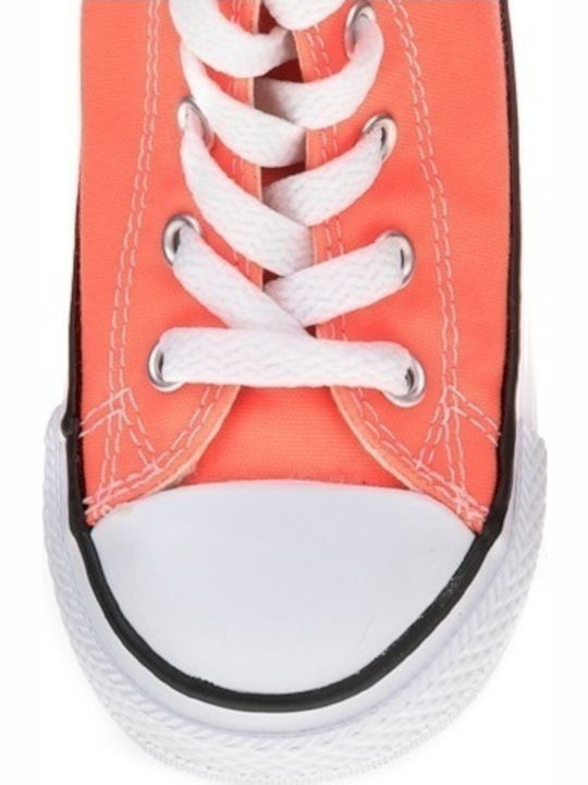 Chuck Taylor All Star All Star Παιδικά Sneakers High Πορτοκαλί
