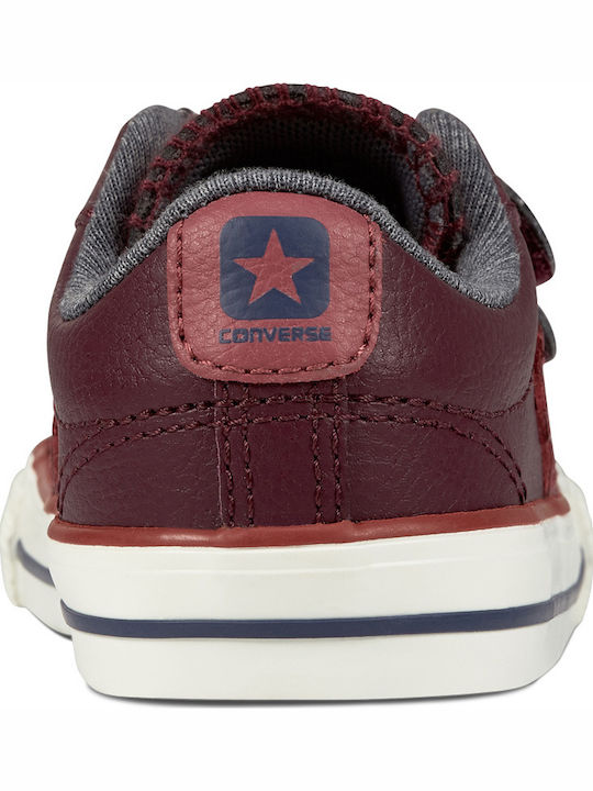 Chuck Taylor All Star Star Player Детски Маратонки с Велкро Бордо