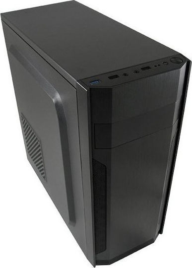 LC-Power 7036B Midi Tower Κουτί Υπολογιστή Μαύρο