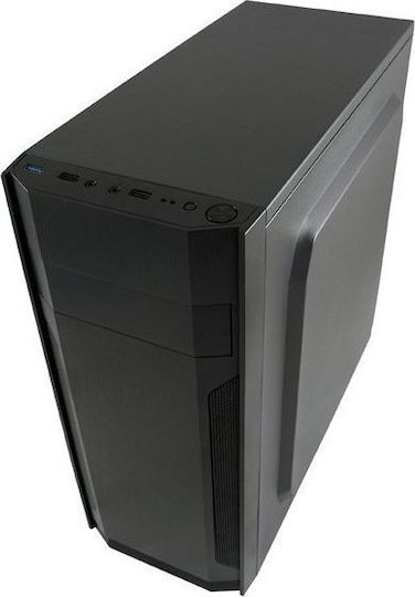 LC-Power 7036B Midi Tower Κουτί Υπολογιστή Μαύρο