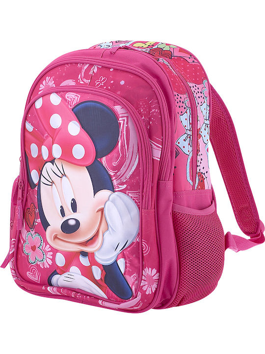 Paxos Minnie Pink School Bag Backpack Elementary, Elementary in Fuchsia color