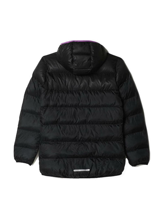 Adidas Kinderjacke Kurz mit Kapuze Schwarz Back-To-School Jacket