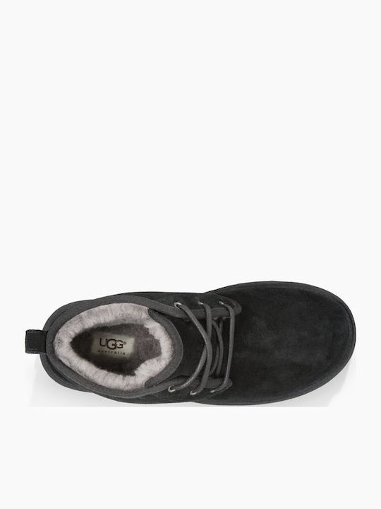 Neumel Wildleder Schwarz Herrenstiefel