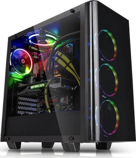 Thermaltake View 21 Tempered Glass Edition Midi-Turm Computergehäuse Schwarz