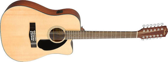 Fender Semi-Acoustic Guitar CD-60SCE Cutaway Natural
