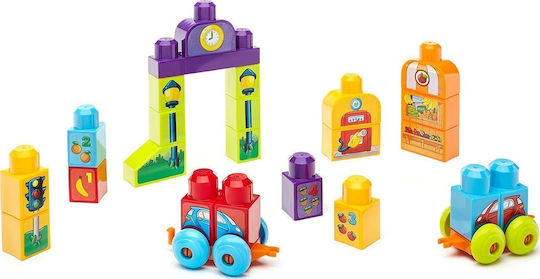 Mega Bloks Blocuri Build 'n Learn Table pentru 1 - 5 Ani 30buc