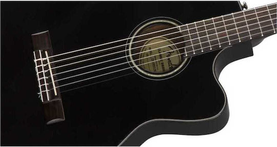 Fender Electro-Clasic Chitară 4/4 CN-140SCE Negru