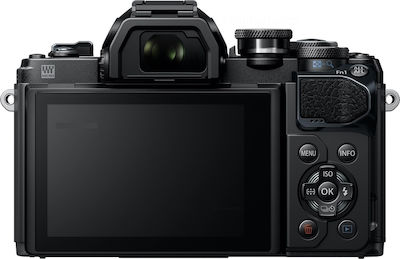 Olympus OM-D E-M10 Mark III Mirrorless Camera Micro Four Thirds (4/3") Kit (ED 14‑42mm F3.5‑5.6 EZ Pancake + ED 40‑150mm F4‑5.6 R) Black
