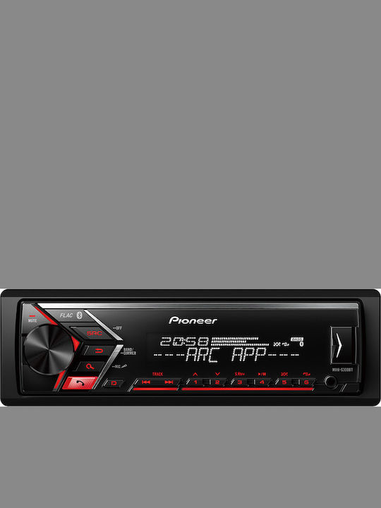 Pioneer Sistem Audio Auto 1DIN (Bluetooth/USB) cu Panou detașabil